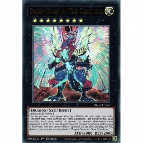 Dragon Cipher aux Yeux Galactiques - titre Violet (UR) [DLCS]