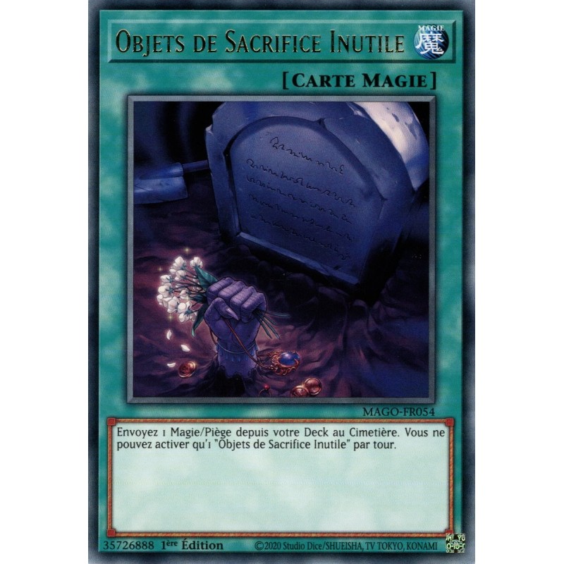 Yu-Gi-Oh! Sacrifice Inutile LART-FR016 Ultra Rare Card – French Edition, Near Mint