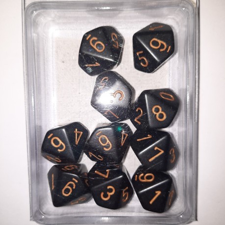 Set de 10 dés 10 - CHESSEX