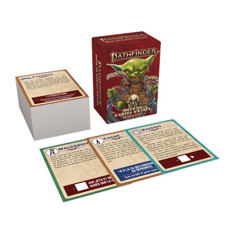 Deck de Cartes d’Etats - Pathfinder 2eme édition