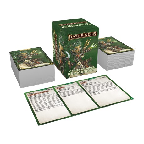 Cartes de Sorts Primordiaux - Pathfinder 2eme édition