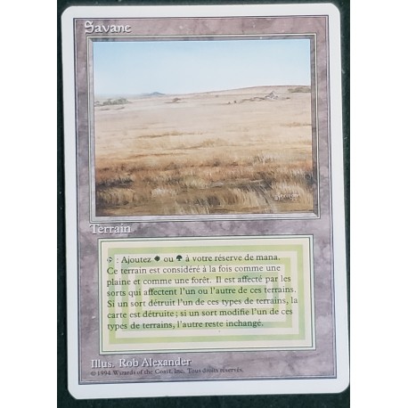 Savane - 3ème WB VF - EX