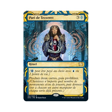 (FOIL) Bleue - Pari de Tezzeret (R) [STA]