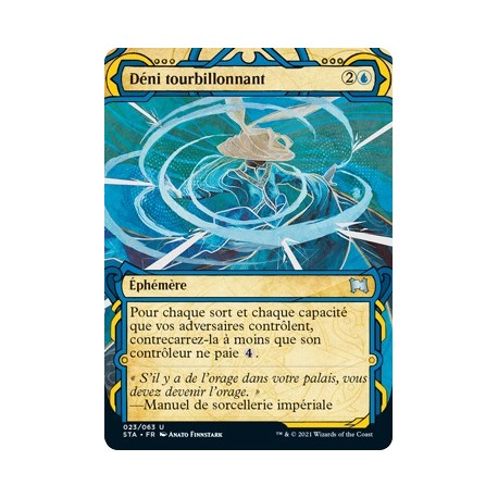 (FOIL) Bleue - Déni tourbillonnant (U) [STA]