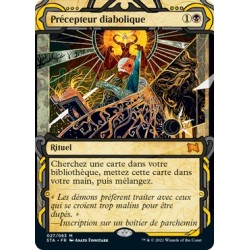 (FOIL) Noire - Précepteur diabolique (M) [STA]