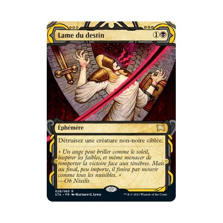 (FOIL) Noire - Lame du destin (R) [STA]