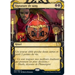 (FOIL) Noire - Signature de sang (R) [STA]