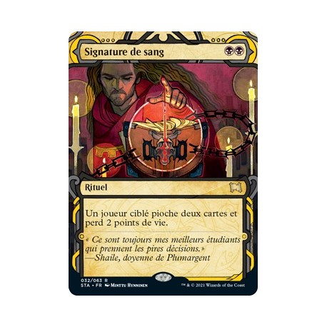 (FOIL) Noire - Signature de sang (R) [STA]