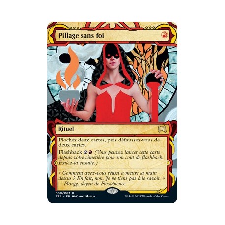 (FOIL) Rouge - Pillage sans foi (R) [STA]