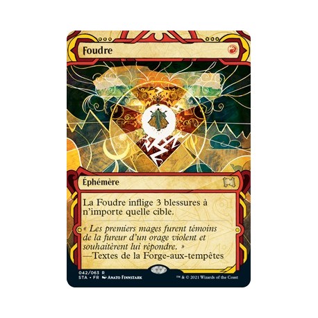 (FOIL) Rouge - Foudre (R) [STA]