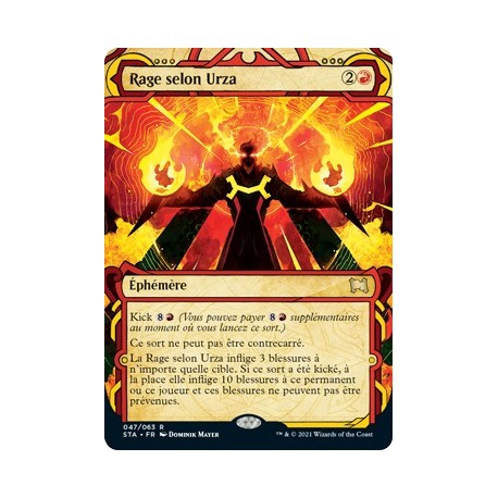 (FOIL) Rouge - Rage selon Urza (R) [STA]