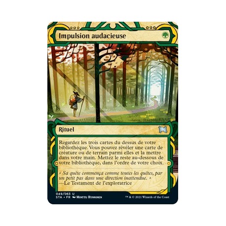 (FOIL) Verte - Impulsion audacieuse (R) [STA]
