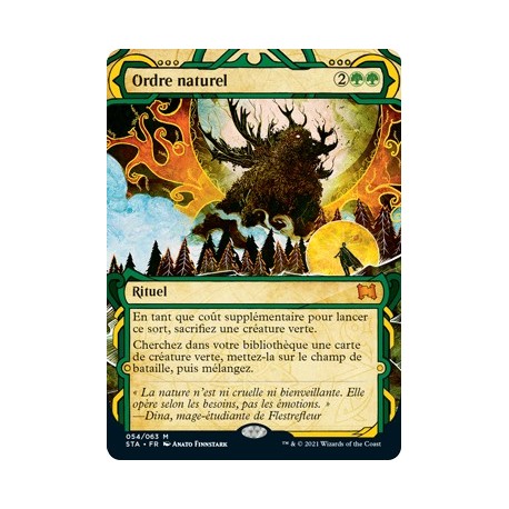 (FOIL) Verte - Ordre naturel (M) [STA]