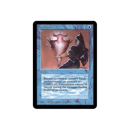 Bleue - Unsummon (C) [ALPHA] Grading : NM