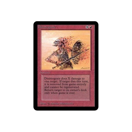 Rouge - Disintegrate (C) [ALPHA] Grading : NM
