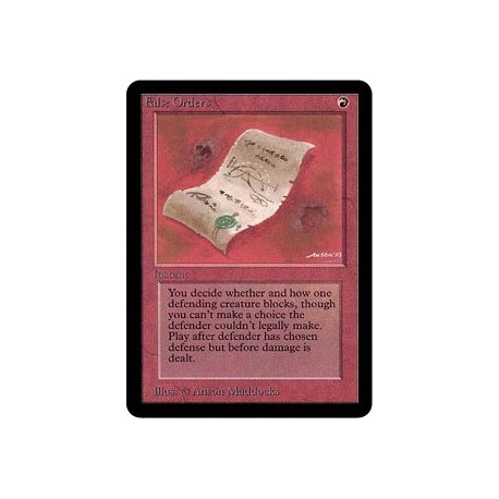 Rouge - False Orders (C) [ALPHA] Grading : NM