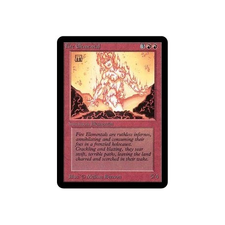 Rouge - Fire Elemental (U) [ALPHA] Grading : GD