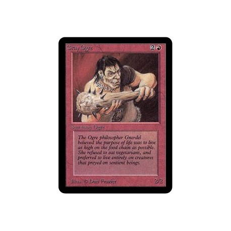 Rouge - Gray Ogre (C) [ALPHA] Grading : LP-S