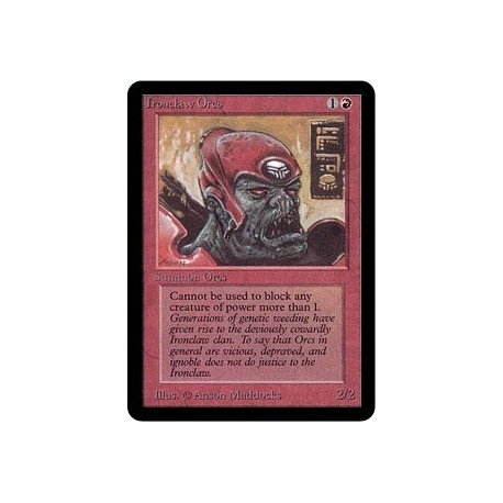 Rouge - Ironclaw Orcs (C) [ALPHA] Grading : NM