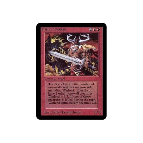 Rouge - Keldon Warlord (U) [ALPHA] Grading : EX