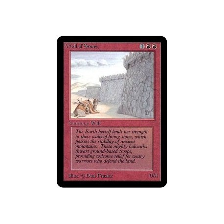 Rouge - Wall of Stone (U) [ALPHA] Grading : NM