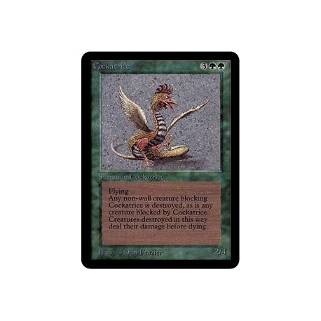 Verte - Cockatrice (R) [ALPHA] Grading : EX