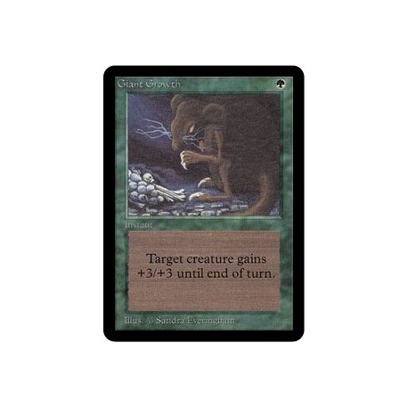 Verte - Giant Growth (C) [ALPHA] Grading : GD
