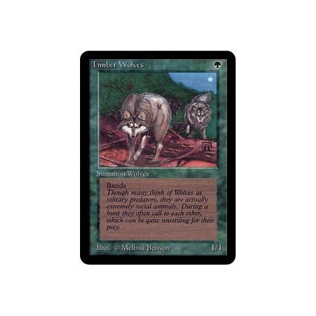 Verte - Timber Wolves (R) [ALPHA] Grading : EX