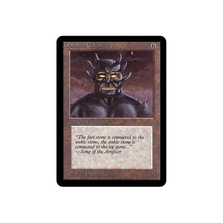 Incolore - Obsianus Golem (U) [ALPHA] Grading : GD