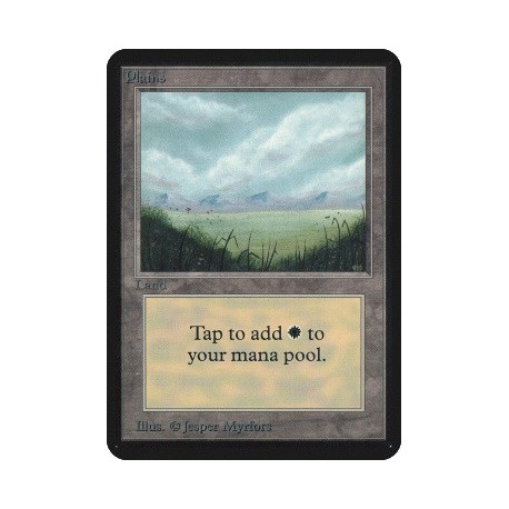 Terrain - Plains (Sans Arbres) (C) [ALPHA] Grading : NM