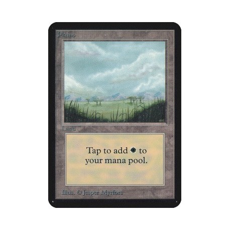 Terrain - Plains (Arbres) (C) [ALPHA] Grading : NM