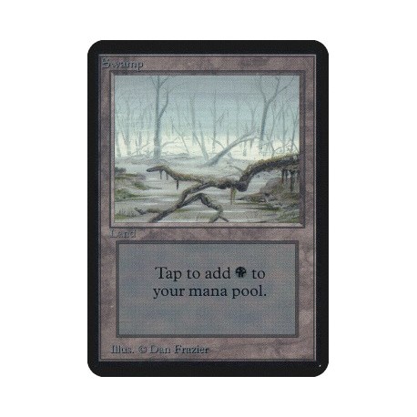 Terrain - Swamp (Branche Basse) (C) [ALPHA] Grading : NM-S