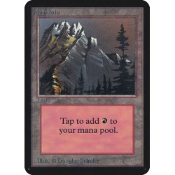 Terrain - Mountain (Montagne Marron) (C) [ALPHA] Grading : NM