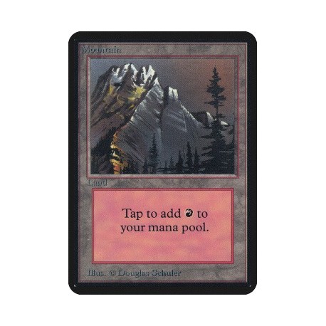 Terrain - Mountain (Montagne Marron) (C) [ALPHA] Grading : NM