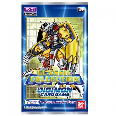 Boite de 24 Boosters Classic Collection (anglais) - DIGIMON CARD GAME (3 décembre 2021)