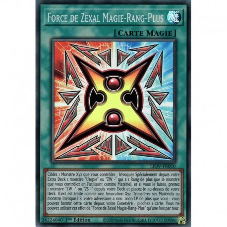 Force de Zexal Magie-Rang-Plus (SR) [LIOV]