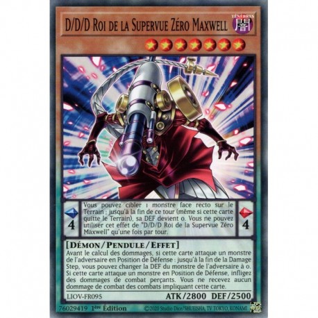 D/D/D Roi de la Supervue Zéro Maxwell (C) [LIOV]