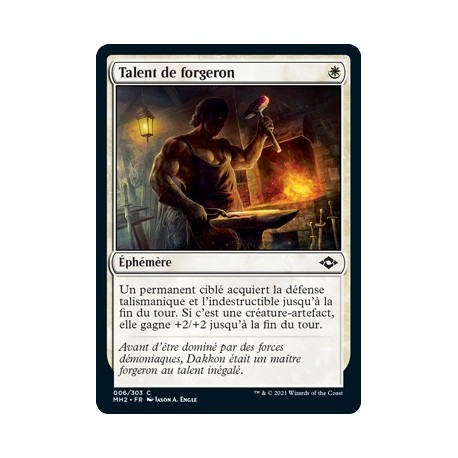 [FOIL] Blanche - Talent de forgeron (C) [MH2]