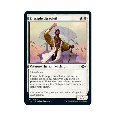 [FOIL] Blanche - Disciple du soleil (C) [MH2]