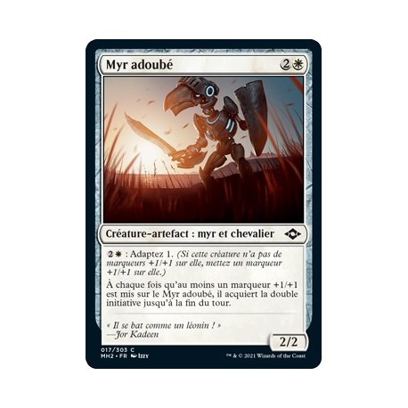 [FOIL] Blanche - Myr adoubé (C) [MH2]