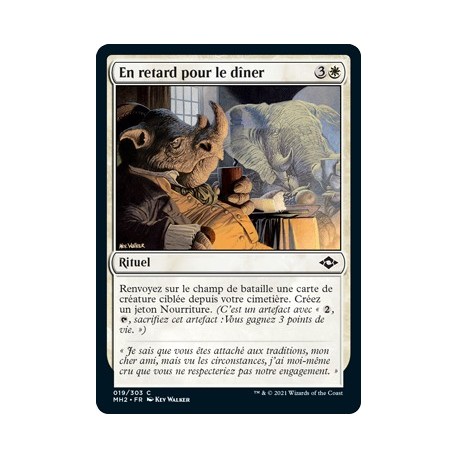 [FOIL] Blanche - En retard pour le dîner (C) [MH2]