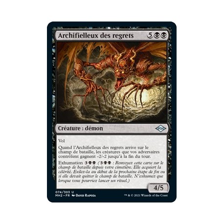 [FOIL] Noire - Archifielleux des regrets (U) [MH2]