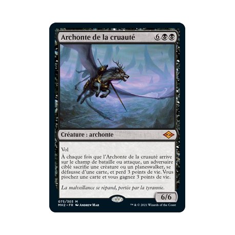 [FOIL] Noire - Archonte de la cruauté (M) [MH2]
