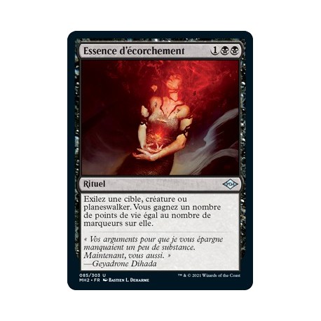 [FOIL] Noire - Essence d'écorchement (U) [MH2]