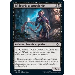 [FOIL] Noire - Rôdeur à la lame dorée (C) [MH2]