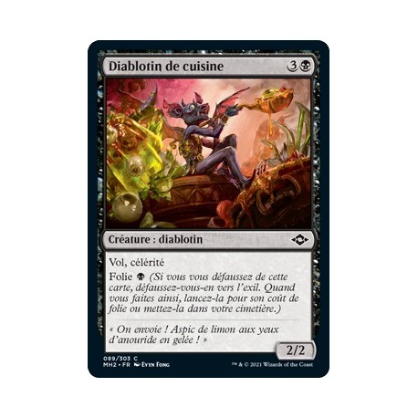 [FOIL] Noire - Diablotin de cuisine (C) [MH2]