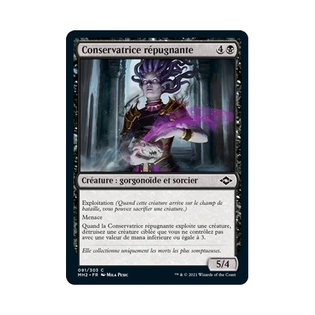 [FOIL] Noire - Conservatrice répugnante (C) [MH2]