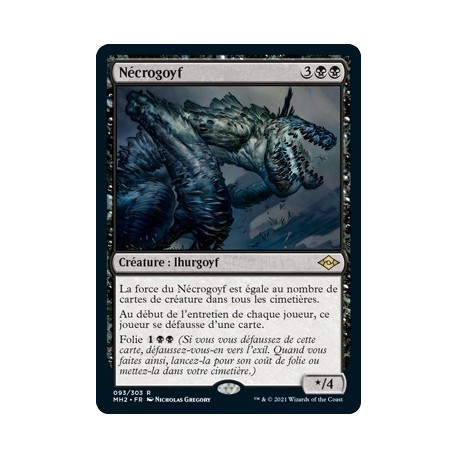 [FOIL] Noire - Nécrogoyf (R) [MH2]