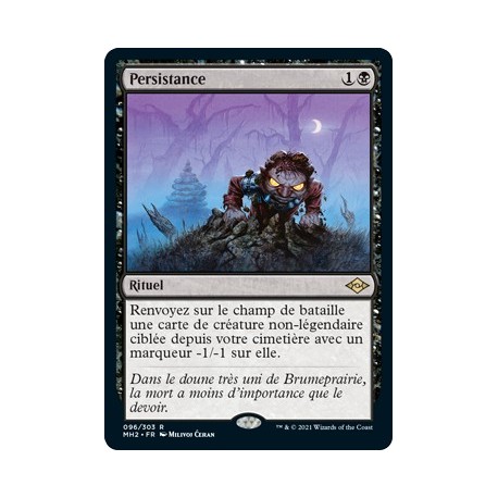 [FOIL] Noire - Persistance (R) [MH2]