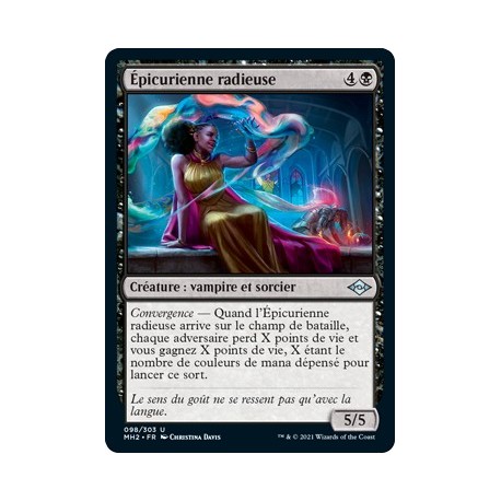 [FOIL] Noire - Épicurienne radieuse (U) [MH2]